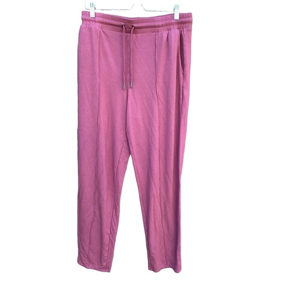 SIMPLY Vera Vera Wang women's size medium elastic waist pink lounge pants - Picture 1 of 3